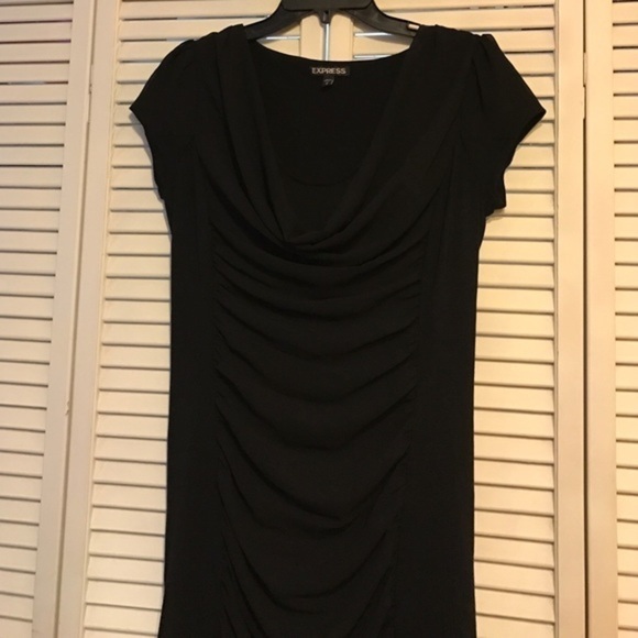 Elegant Express black dress M great condition 💕 Stretchy - Picture 4 of 4